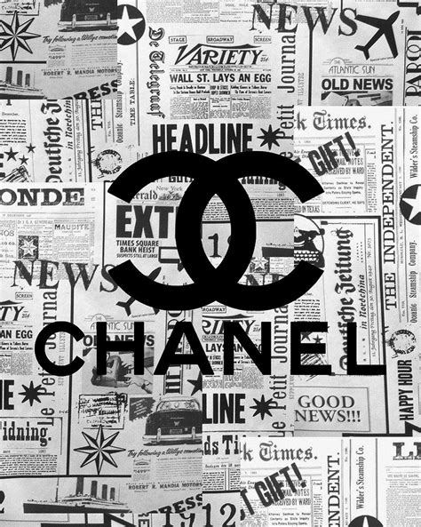 Chanel vintage wallpaper